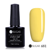 UR SUGAR UV Gel Nail Polish LED Lamp Gel Lacquer Gel Polish Pure Colors Semi Permanent Gel Varnish Nail Art Primer Base Top Coat