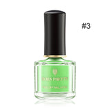 BORN PRETTY 6ml Holographic Nail Stamping Polish Silver Holo Laser Stamping Polish DIY Image Printing Polish Nail Art Lirqurd