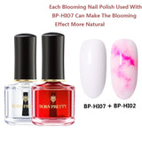 BORN PRETTY Watercolor Ink Nail Polish 6ml Smuoce Blossom Nail Polish Nail Art Varnish Long-Lasting DIY Design Manicure