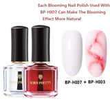 BORN PRETTY Watercolor Ink Nail Polish 6ml Smuoce Blossom Nail Polish Nail Art Varnish Long-Lasting DIY Design Manicure
