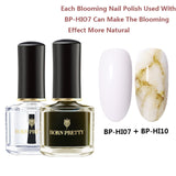 BORN PRETTY Watercolor Ink Nail Polish 6ml Smuoce Blossom Nail Polish Nail Art Varnish Long-Lasting DIY Design Manicure