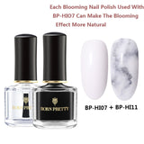 BORN PRETTY Watercolor Ink Nail Polish 6ml Smuoce Blossom Nail Polish Nail Art Varnish Long-Lasting DIY Design Manicure