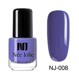 NEE JOLIE Thermal Nail Polish Temperature Color Changing Glitter Sequins Fast Dry Manicure Varnish 3.5ml Gradient Nail Lacquer