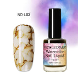 Watercolor Ink Nail Polish