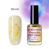 Watercolor Ink Nail Polish