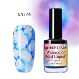 Watercolor Ink Nail Polish