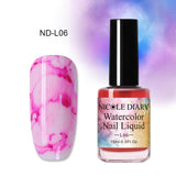 Watercolor Ink Nail Polish