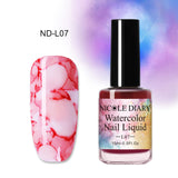 Watercolor Ink Nail Polish