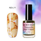 Watercolor Ink Nail Polish