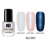 NEE JOLIE Thermal Nail Polish Temperature Color Changing Glitter Sequins Fast Dry Manicure Varnish 3.5ml Gradient Nail Lacquer