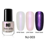 NEE JOLIE Thermal Nail Polish Temperature Color Changing Glitter Sequins Fast Dry Manicure Varnish 3.5ml Gradient Nail Lacquer