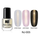 NEE JOLIE Thermal Nail Polish Temperature Color Changing Glitter Sequins Fast Dry Manicure Varnish 3.5ml Gradient Nail Lacquer