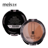 MEIS Natural Face Powder Mineral Oil-control Foundations Brighten Concealer Whitening Make Up Pressed Powder With Puff 3 IN 1