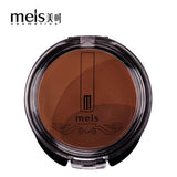 MEIS Natural Face Powder Mineral Oil-control Foundations Brighten Concealer Whitening Make Up Pressed Powder With Puff 3 IN 1